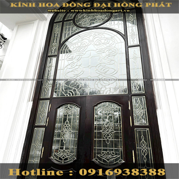 Cửa kính hoa đồng MCK - 011