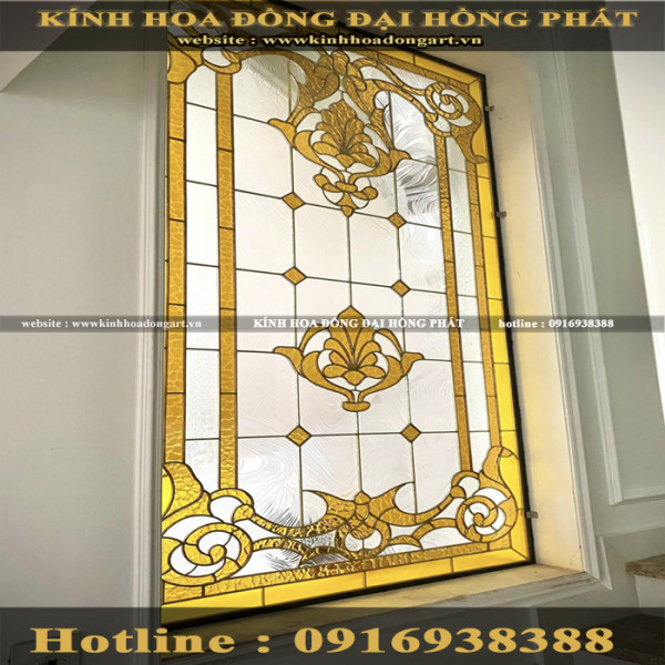 Vách kính hoa đồng VV - 047