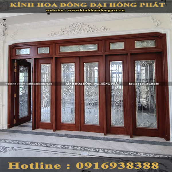 Cửa kính hoa đồng MCK - 100