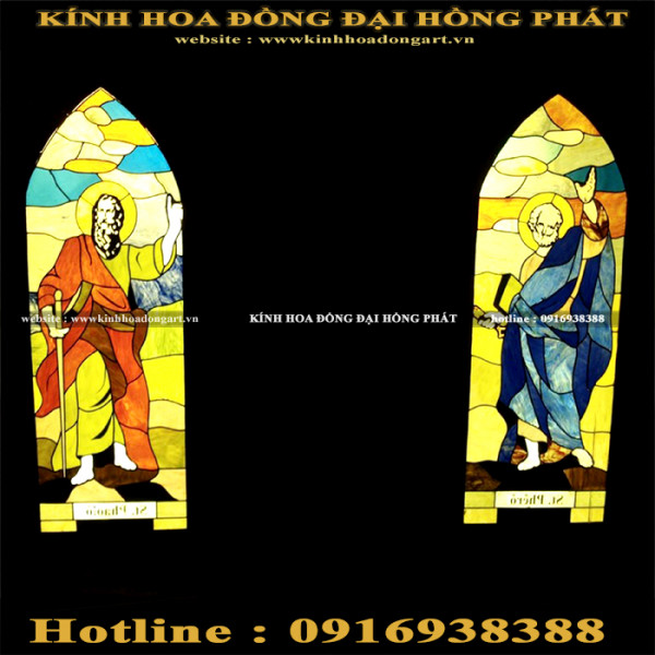 Kính nhà thờ KNT - 035