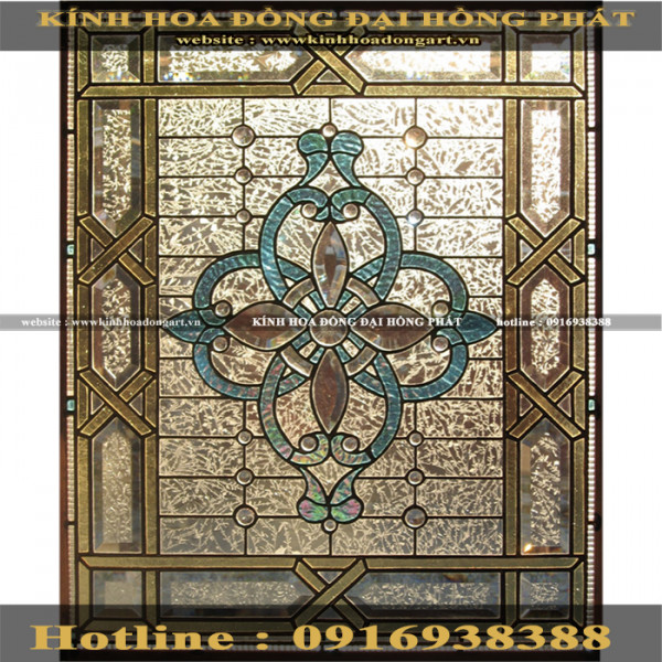 Vách kính hoa đồng VV - 024